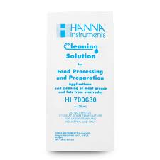 solucion de limpieza acida para derivados de la carne para electrodos pH, Hanna HI 700630P